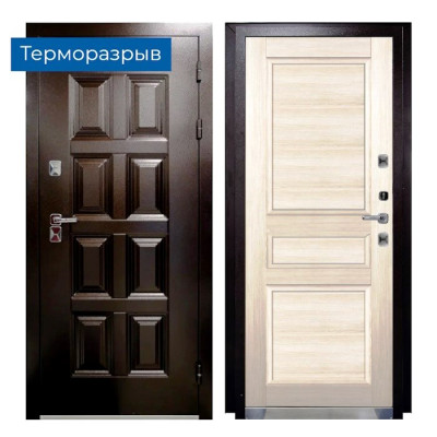 Дверь ВИНТЕР 100-2050/880/ R Дуб белёный