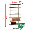 Стеллаж MS Strong 255х150x40/7 Стеллаж MS Strong 255х150x40/7